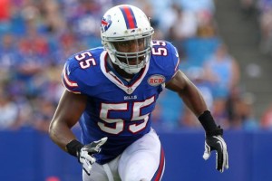 Jerry Hughes is staying in Buffalo.
