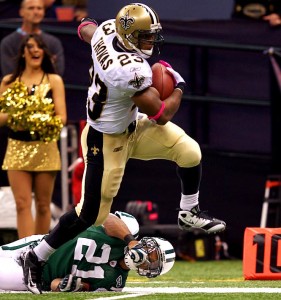 Pierre Thomas ends his Saints tenure as the franchise's fourth all-time leading rusher.