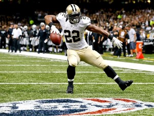 Mark Ingram's absence has been softened by the return of Tim Hightower.