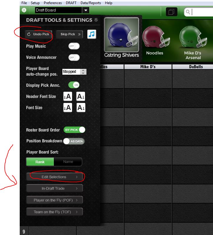 Fantasy Football Draft Buddy Cheat Sheet Draft Tool