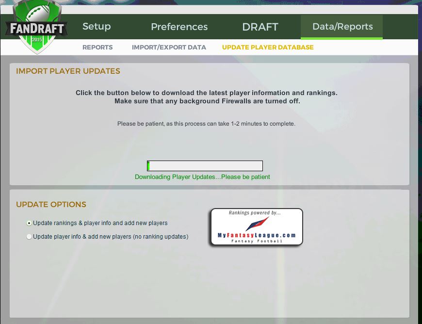 Online Fantasy Football Drafts with FanDraft — FanDraft