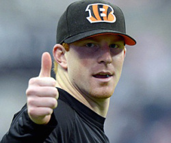Andy Dalton isn't a sexy quarterback pick but I got a gut feeling he's going to be very consistent this year. Check your waiver wire as he's my #1 waiver pick for week 2.