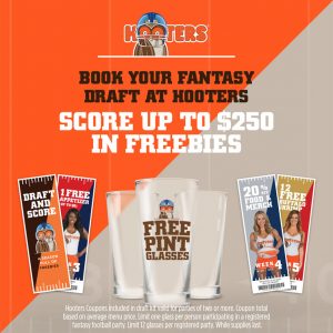 Hooters Fantasy Football Draft Party