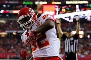 Spencer Ware touchdown celebration